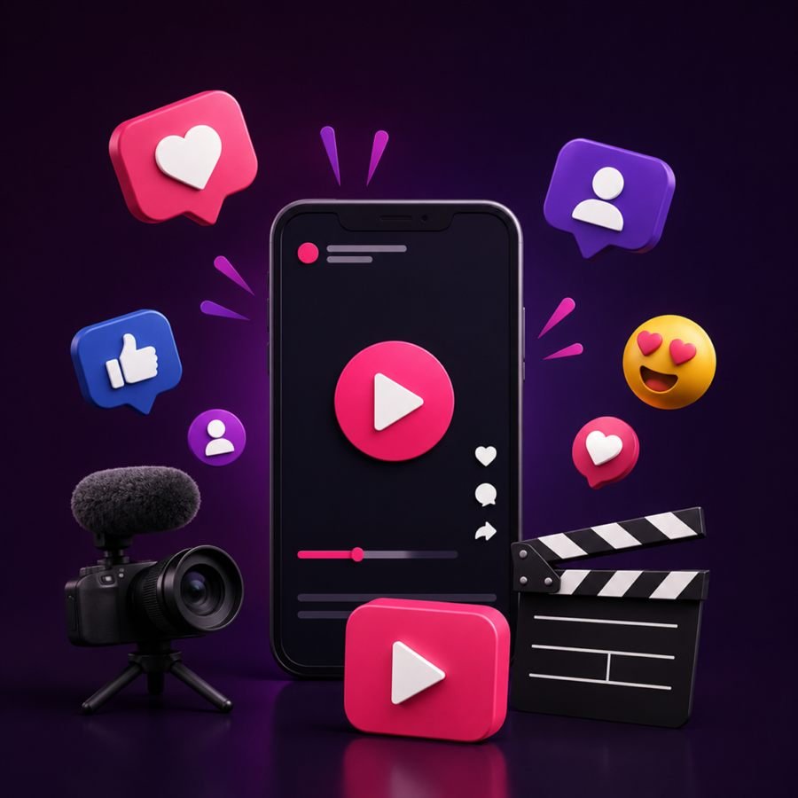Création et monétisation de contenu vidéo sur les réseaux sociaux